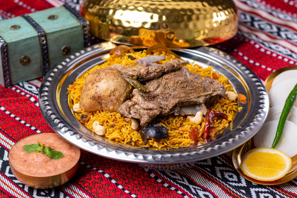 Meat Madfoon with Qaboli rice